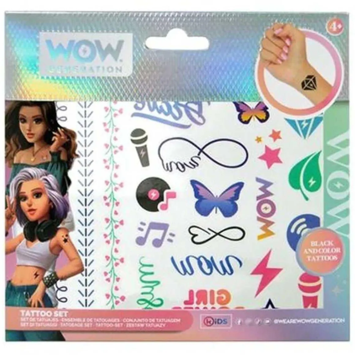 Kit de tatuajes generación sorprendente