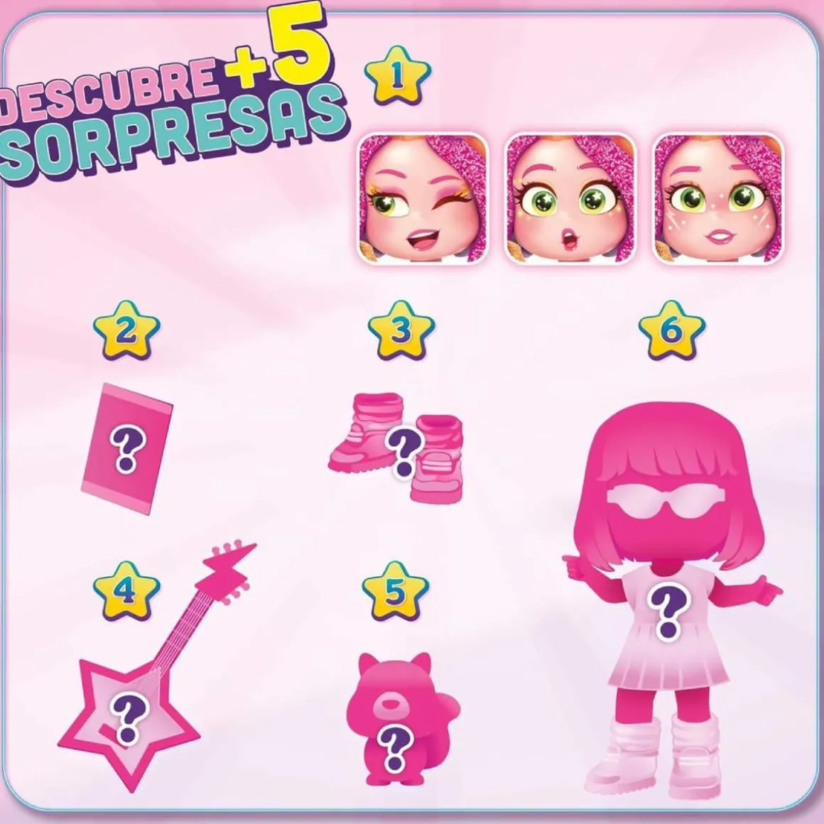 Kookyloos - Muñeca Sorpresa Serie Glitter Glam