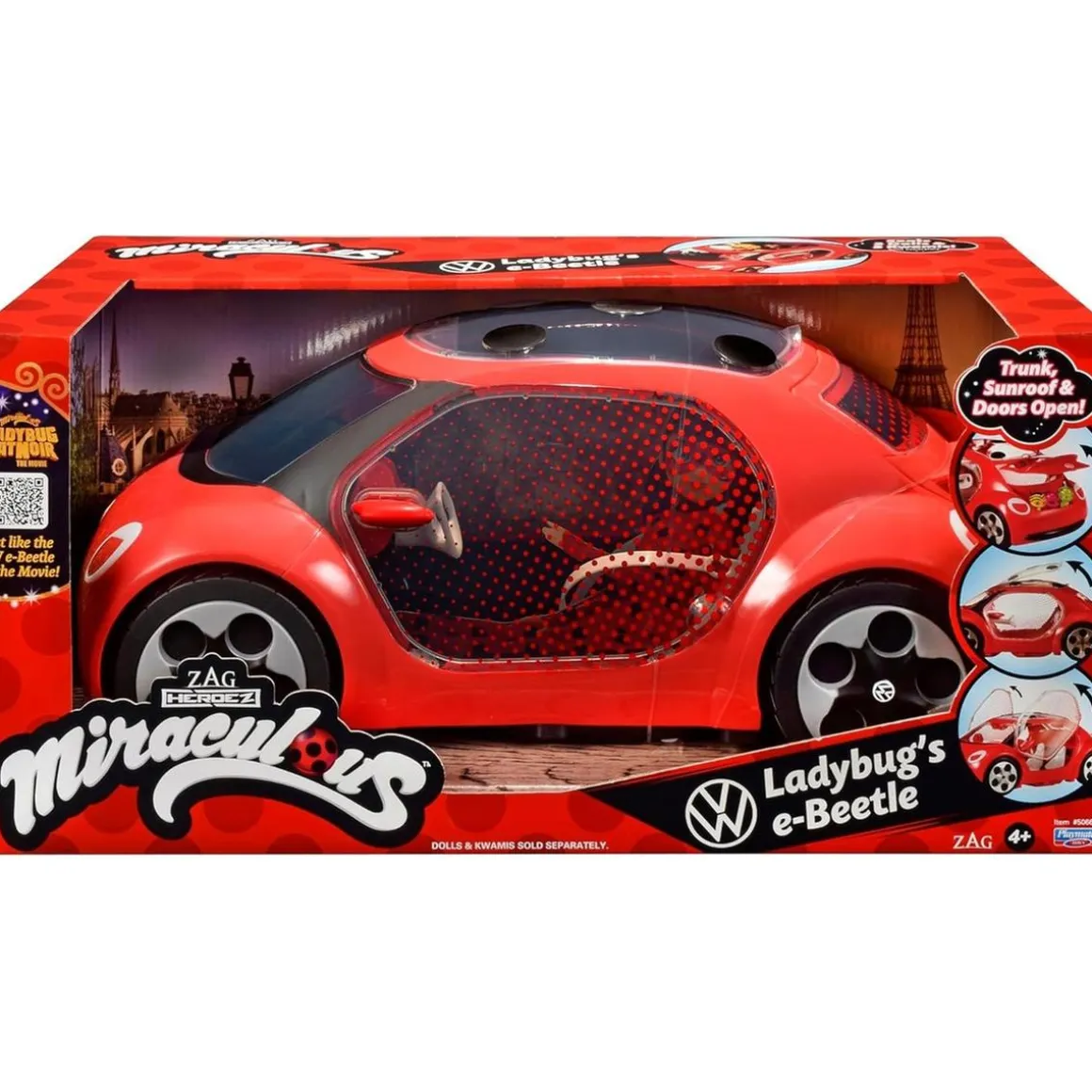 Ladybug - Miraculous Vehículo Volkswagen E-Beetle