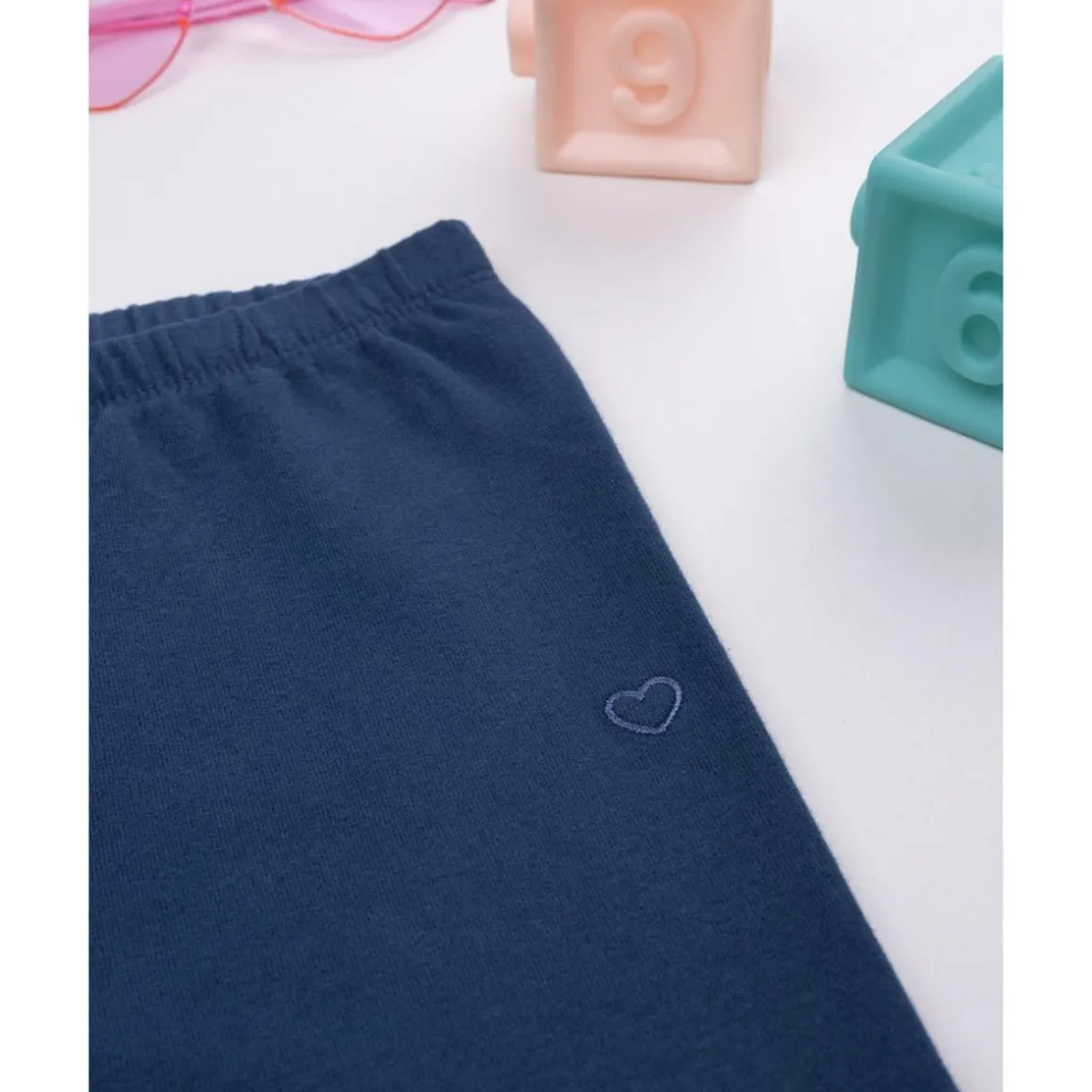 Leggings azules de niña
