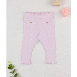 Leggings niña rosa estampado
