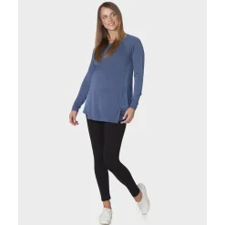Leggings Premamá Negros de Soporte Suave
