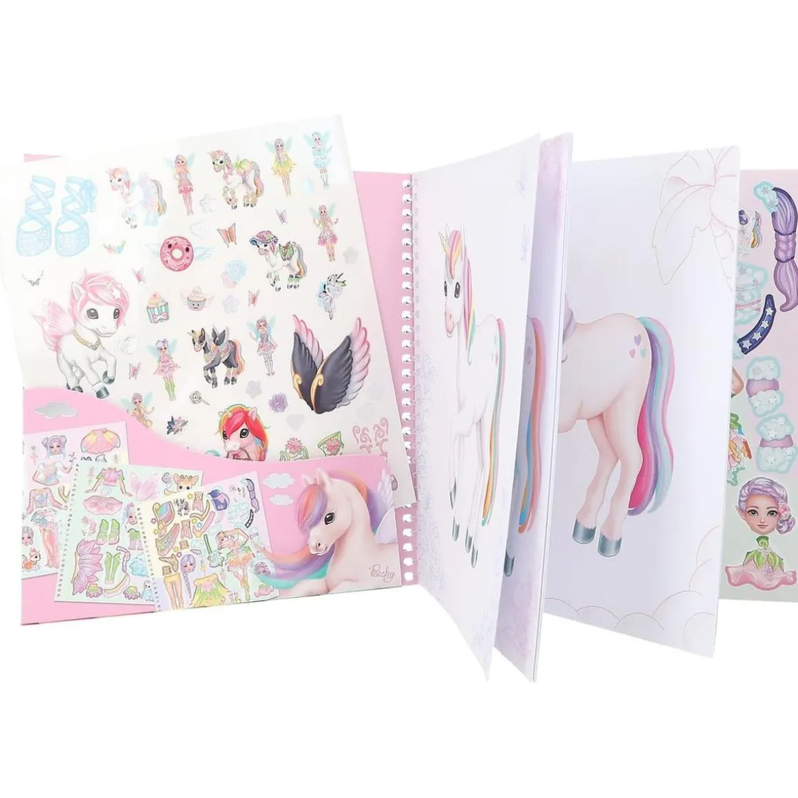 Libro de pegatinas ylvi dress me up