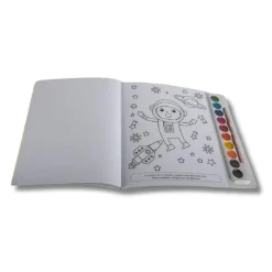 Libro para colorear con acuarelas (varios modelos)
