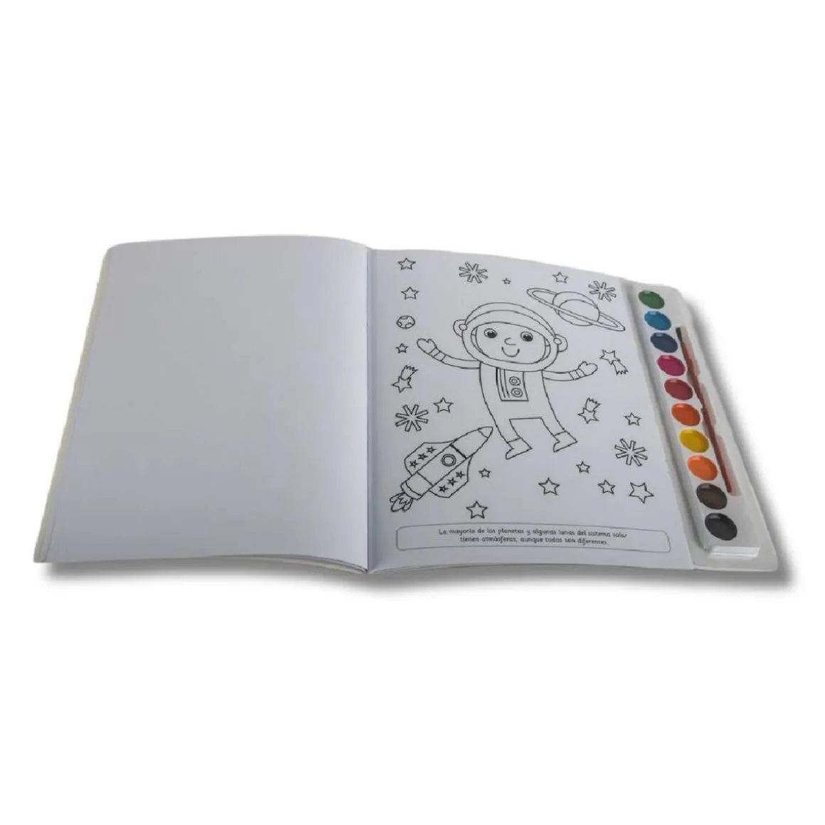 Libro para colorear con acuarelas (varios modelos)