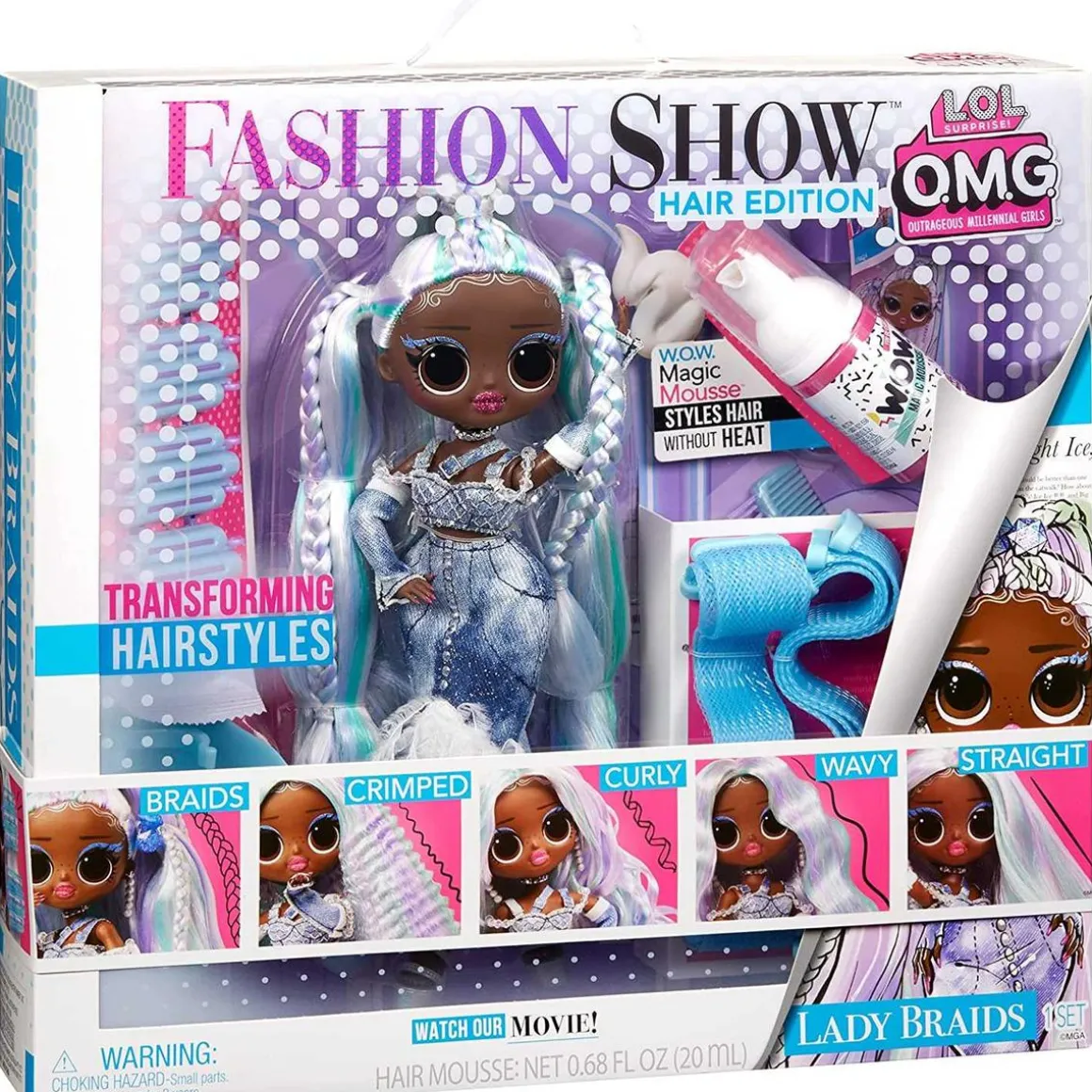 Lol Surprise - OMG Fashion Show Style Edition Lady Braids