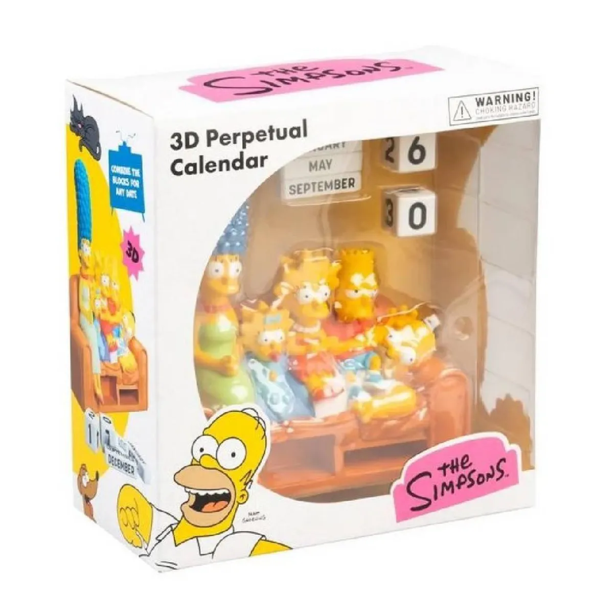 Los Simpsons - Calendario Perpetuo 3D