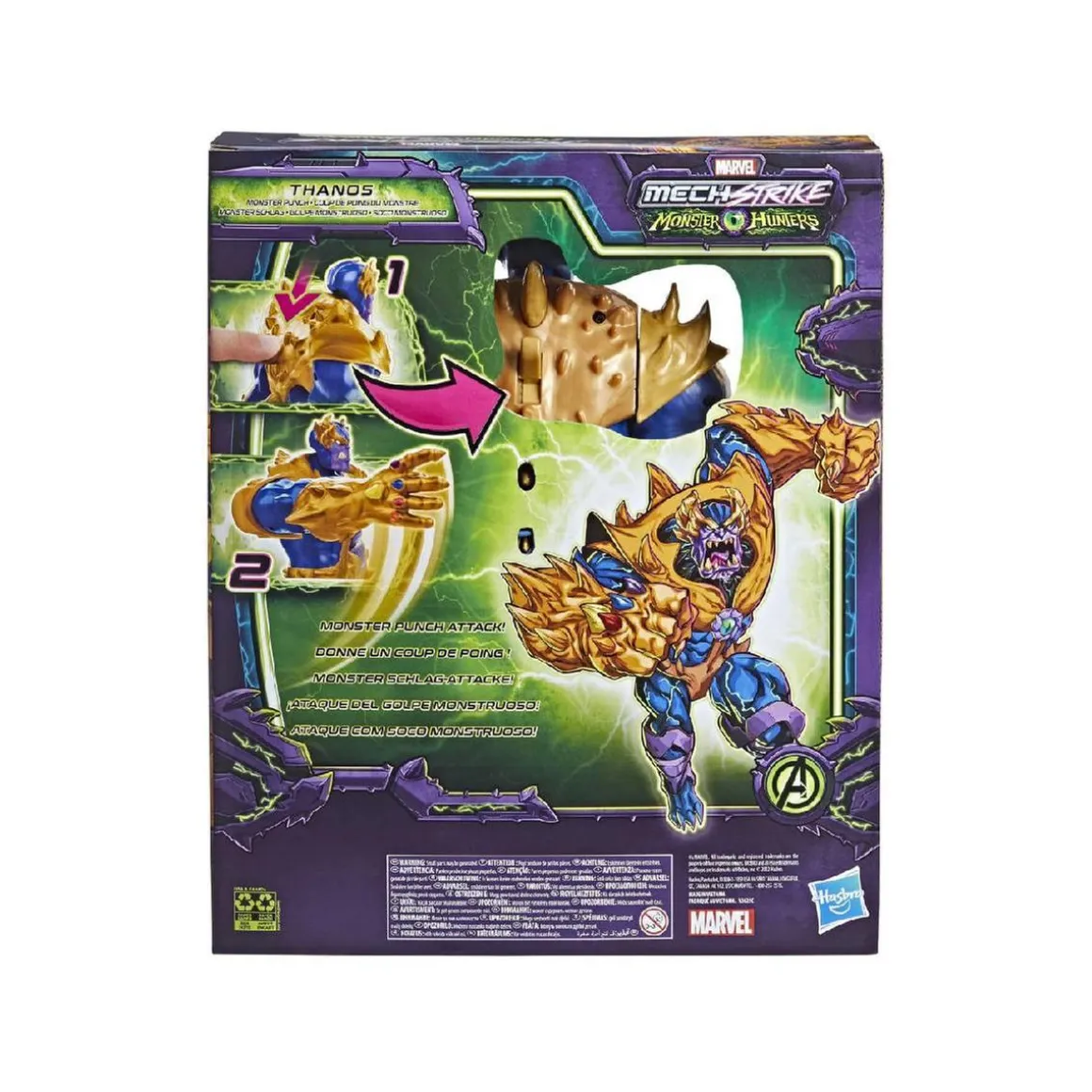 Los Vengadores - Monster Hunters - Thanos golpe monstruoso