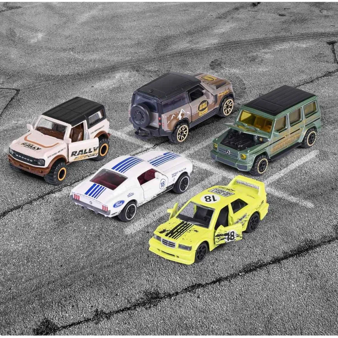 Majorette - 5 Coches de Metal