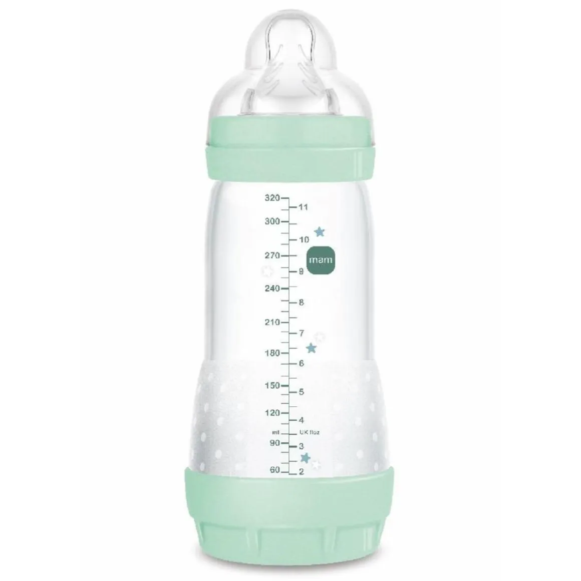 MAM - Biberón Easy Start anticólicos 320 ml Verde