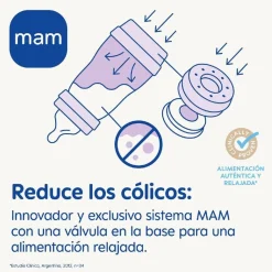 Mam - Biberón Easy Start anticólicos 160ml Azul