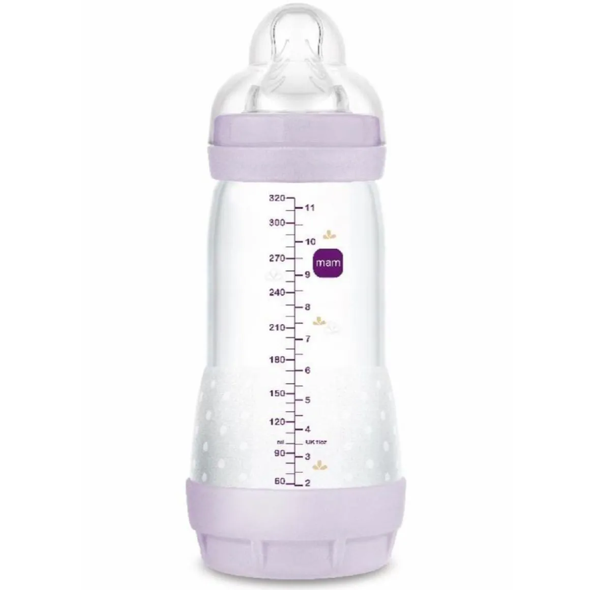 Mam - Biberón Easy Start anticólicos 320ml Rosaㅤ