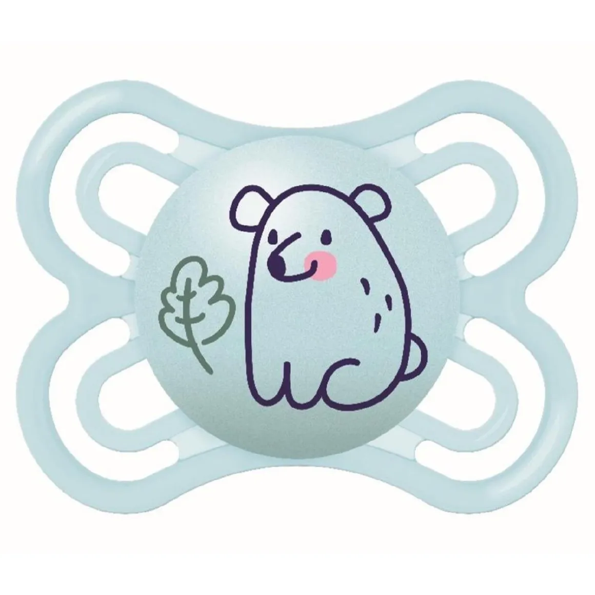 Mam - Chupete Perfect silicona mate 2-6 meses azul
