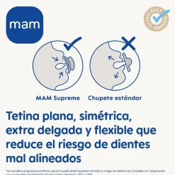 Mam - Chupete Supreme silicona +6 meses - Neutro