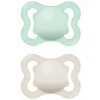 Mam - Pack 2 chupetes Supreme Night silicona brillante 2-6 meses neutro