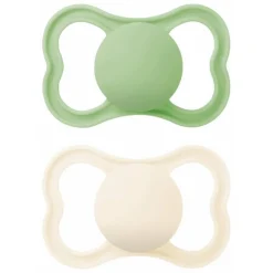Mam - Pack 2 chupetes Supreme silicona mate +16 meses neutro