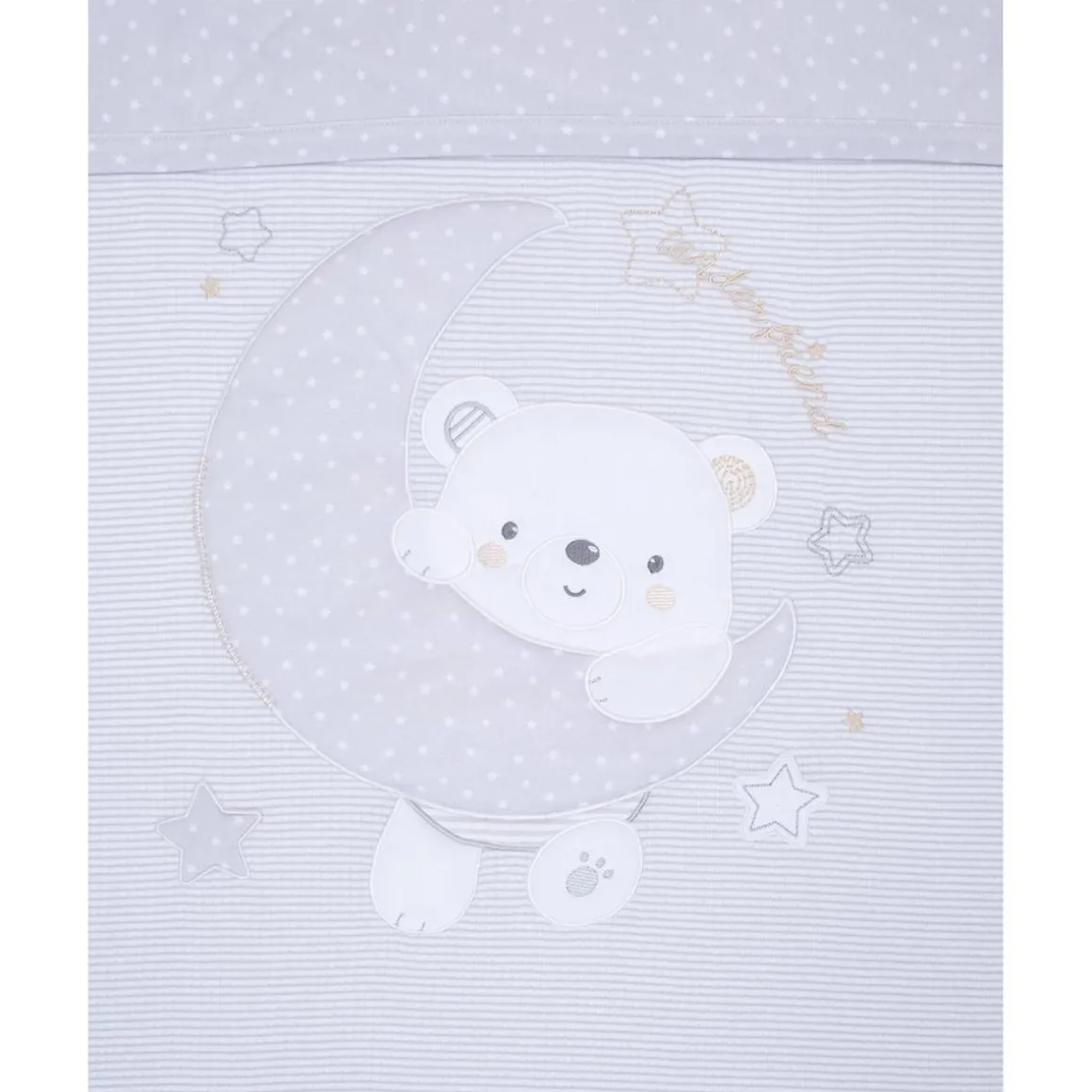 Manta de Cuna Estrellas y Oso