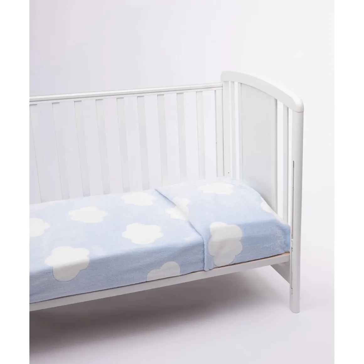 Manta de forro polar azul