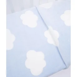 Manta de forro polar azul