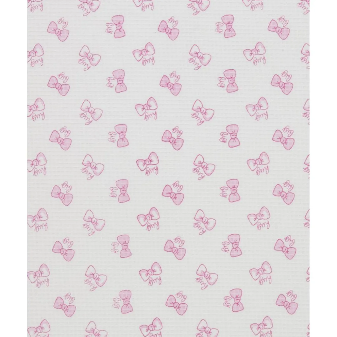 Manta para cuna con estampado de lazos