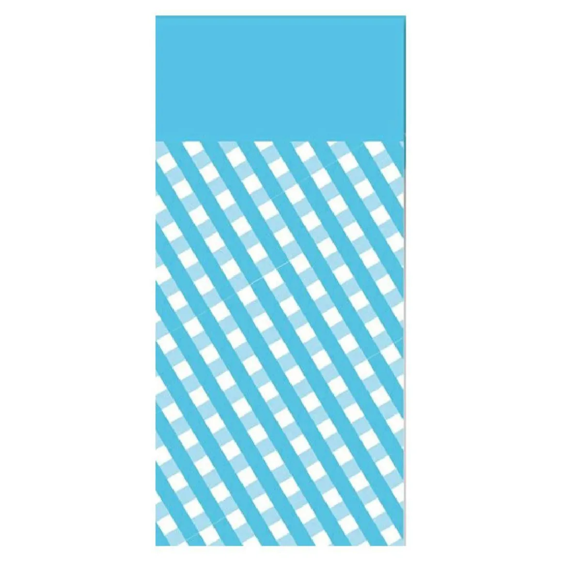 Mantel cuadros azules