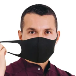 Mascarilla protección de spandex reutilizable 1 ud Azul