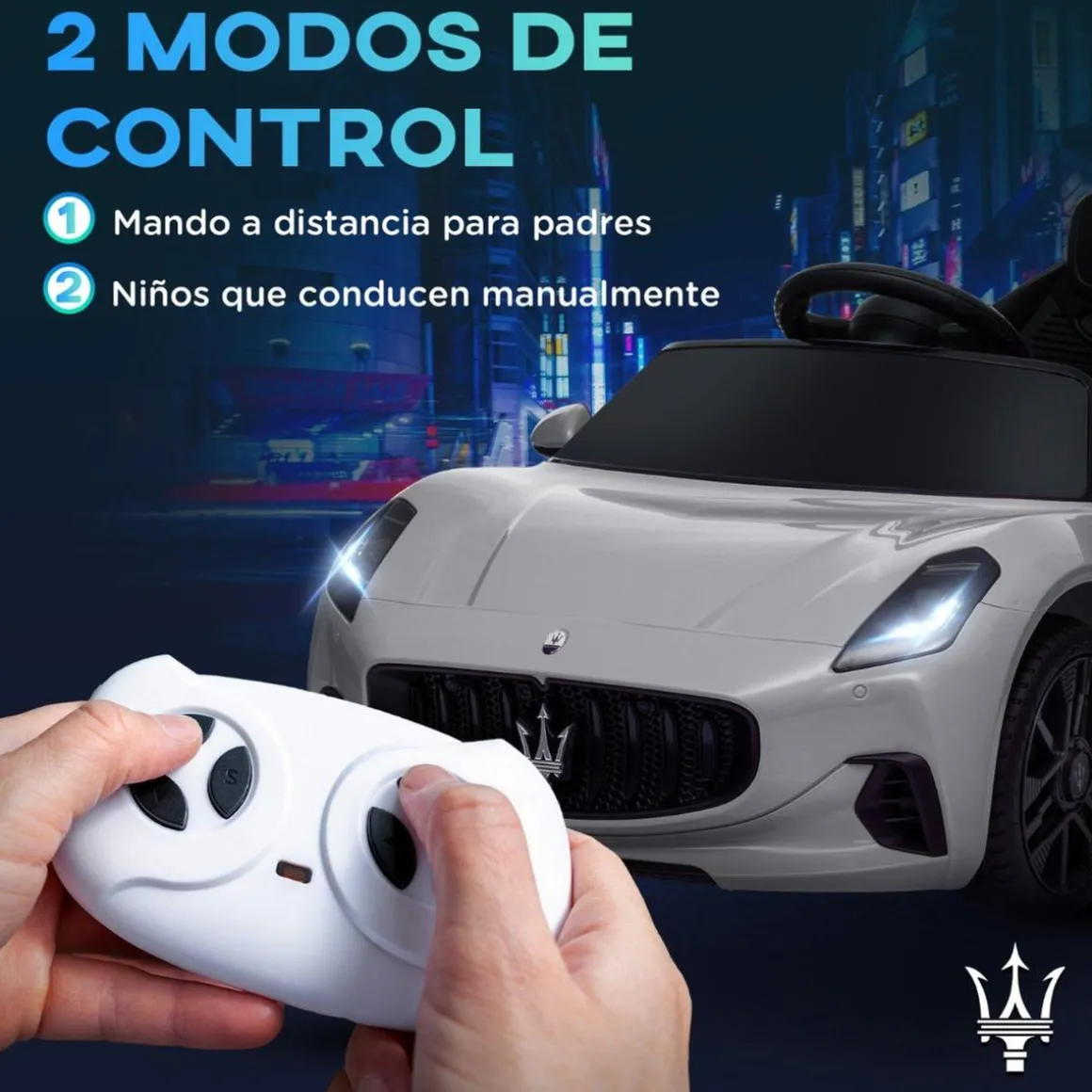 Maserati Gran Turismo Folgore eléctrico Gris