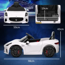 Maserati Gran Turismo Folgore eléctrico Blanco
