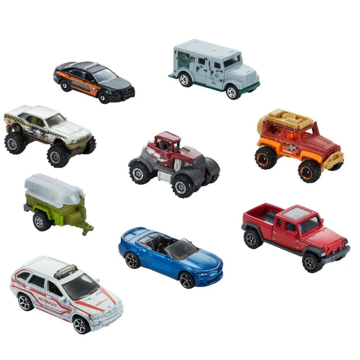 Matchbox - Pack 9 vehículos (varios modelos)