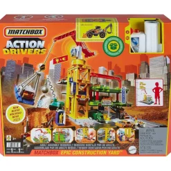 Matchbox - Pista de construcción con accesorios para coches de juguete ㅤ