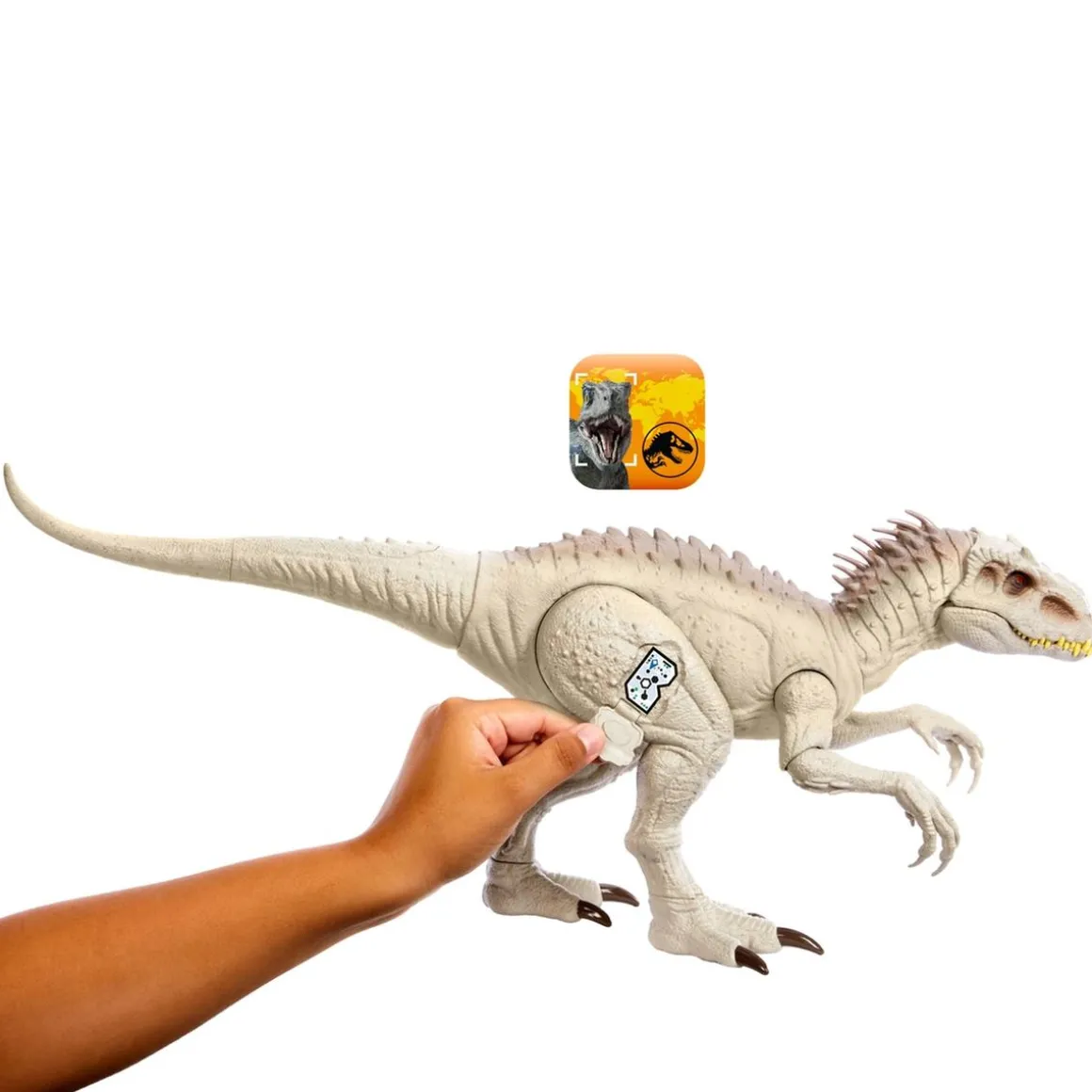 Mattel - Jurassic World - Indominus Rex camufla y conquista, figura de juguete Jurassic World ㅤ