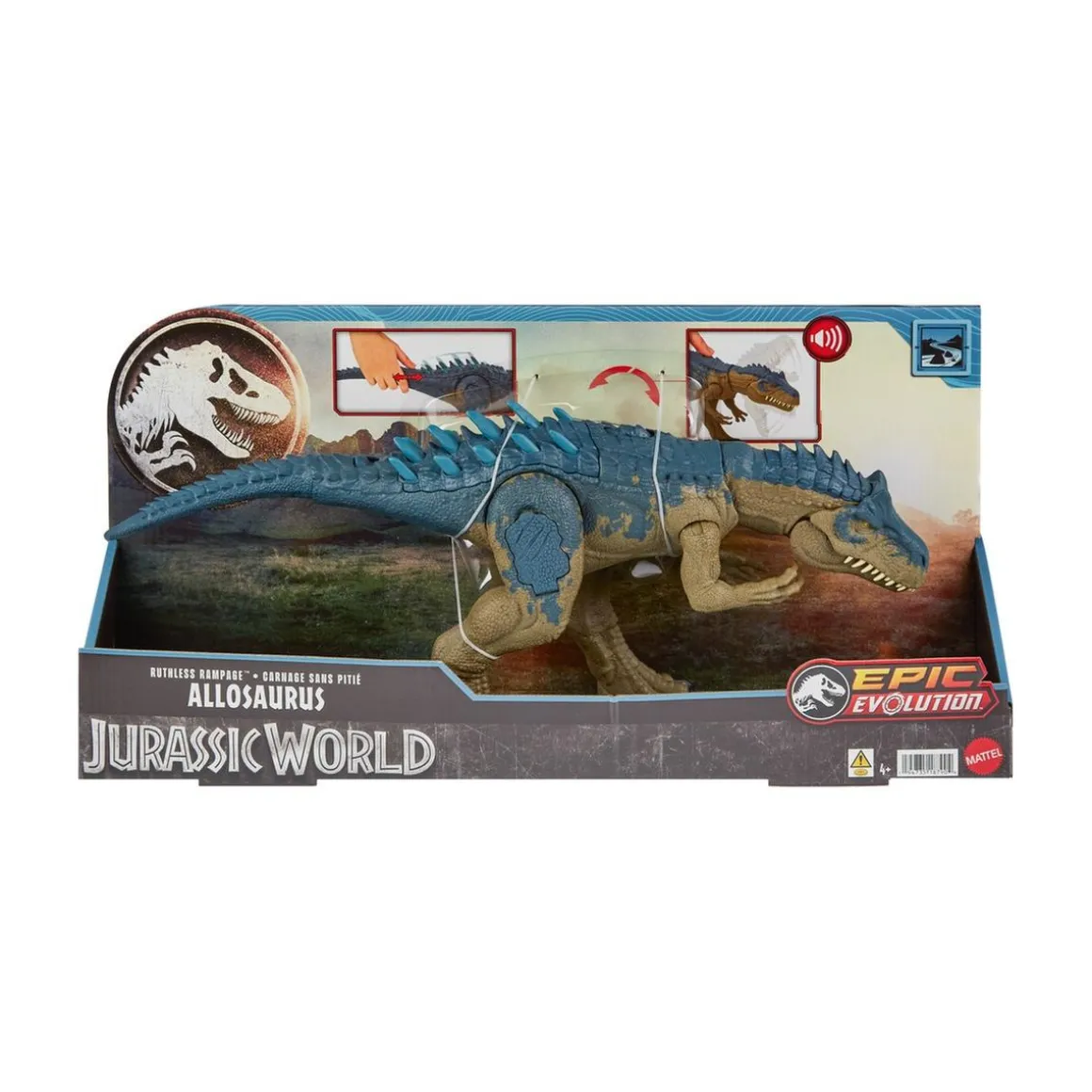 Mattel - Jurassic World - Ruthless Rampage Allosaurus ㅤ