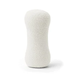 MeowBaby - Almohada Infantil con Forma de Letra “I” Color Blanco Roto “Bearly I”