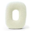 MeowBaby - Almohada Infantil con Forma de Letra “O” Color Crema “Bearly O”