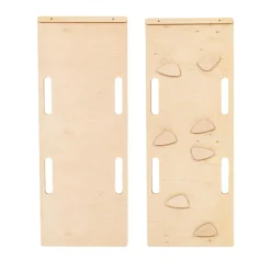 MeowBaby - Mecedora Infantil de Madera Natural con Escalera “Medium Dream Rocker Classic”