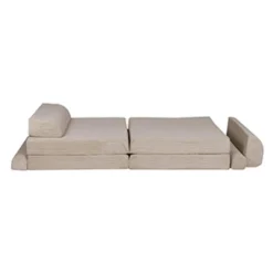 MeowBaby - Sofá de pana Premium infantil beige