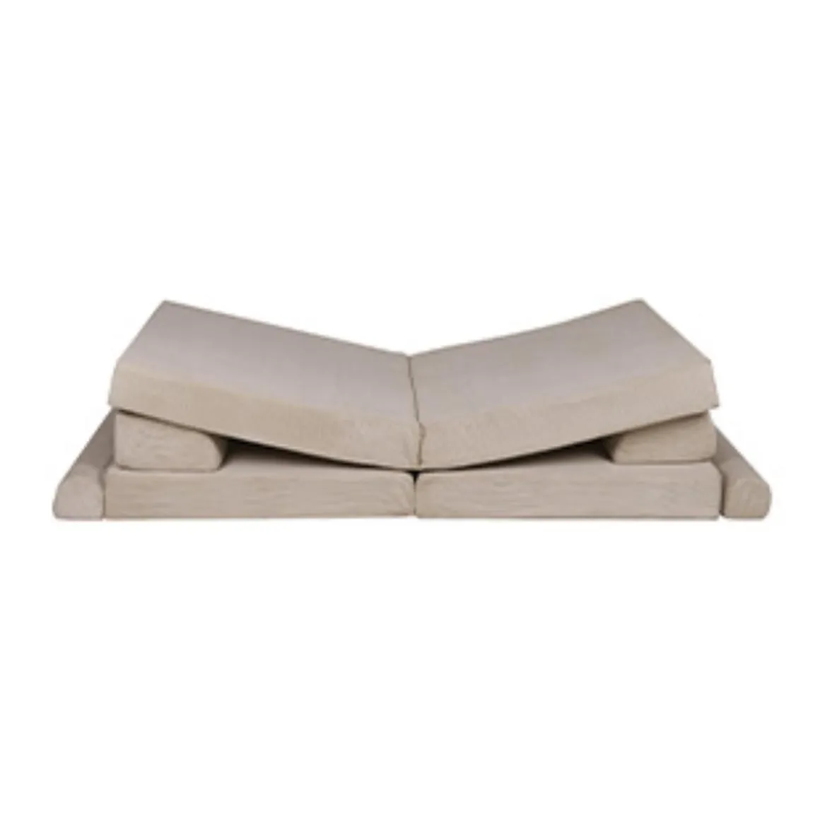 MeowBaby - Sofá de pana Premium infantil beige