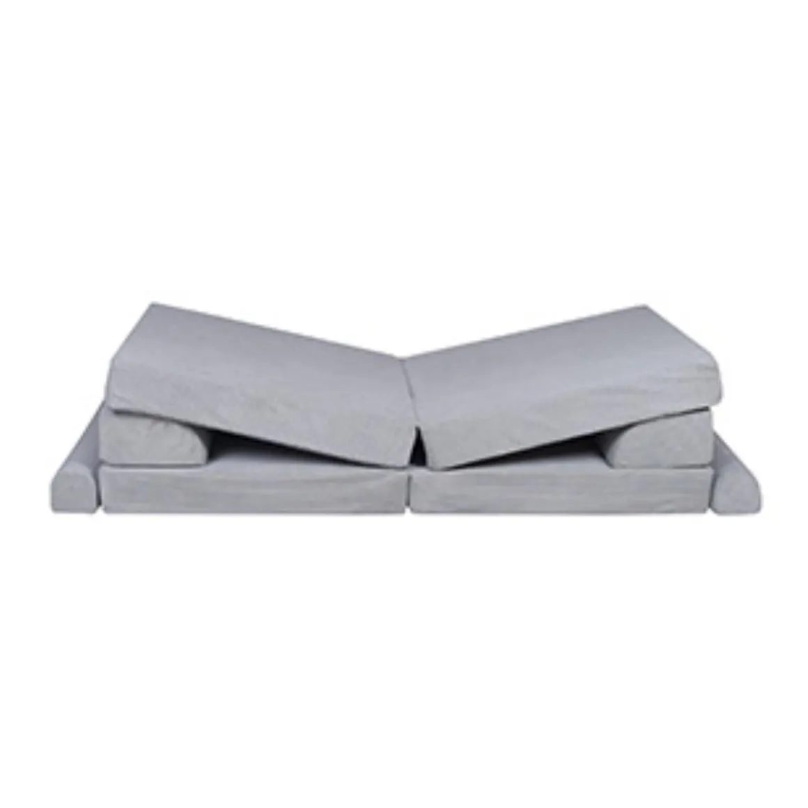 MeowBaby - Sofá de pana Premium infantil gris