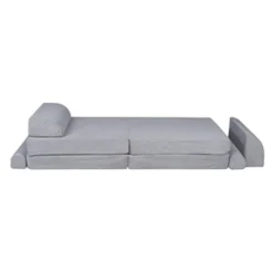 MeowBaby - Sofá de pana Premium infantil gris
