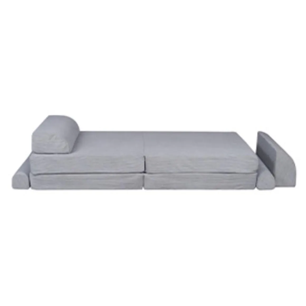 MeowBaby - Sofá de pana Premium infantil gris