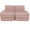 MeowBaby - Sofá Infantil Churros Pocket Max Cor Verde Pine Forest