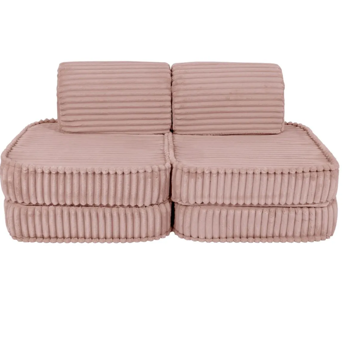 MeowBaby - Sofá Infantil Churros Pocket Max Cor Verde Pine Forest