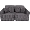 MeowBaby - Sofá Infantil Churros Pocket Plus Color Gris Jurassic