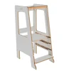 MeowBaby - Torre de aprendizaje de Madera con pizarra
