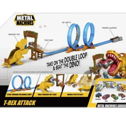 Metal Machines - Circuito con doble loop y T-Rex