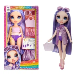 MGA - Rainbow High Muñeca Diversion Bajo El Sol Violet Purple ㅤ
