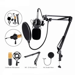 Micrófono condensador profesional BMKLACK 800