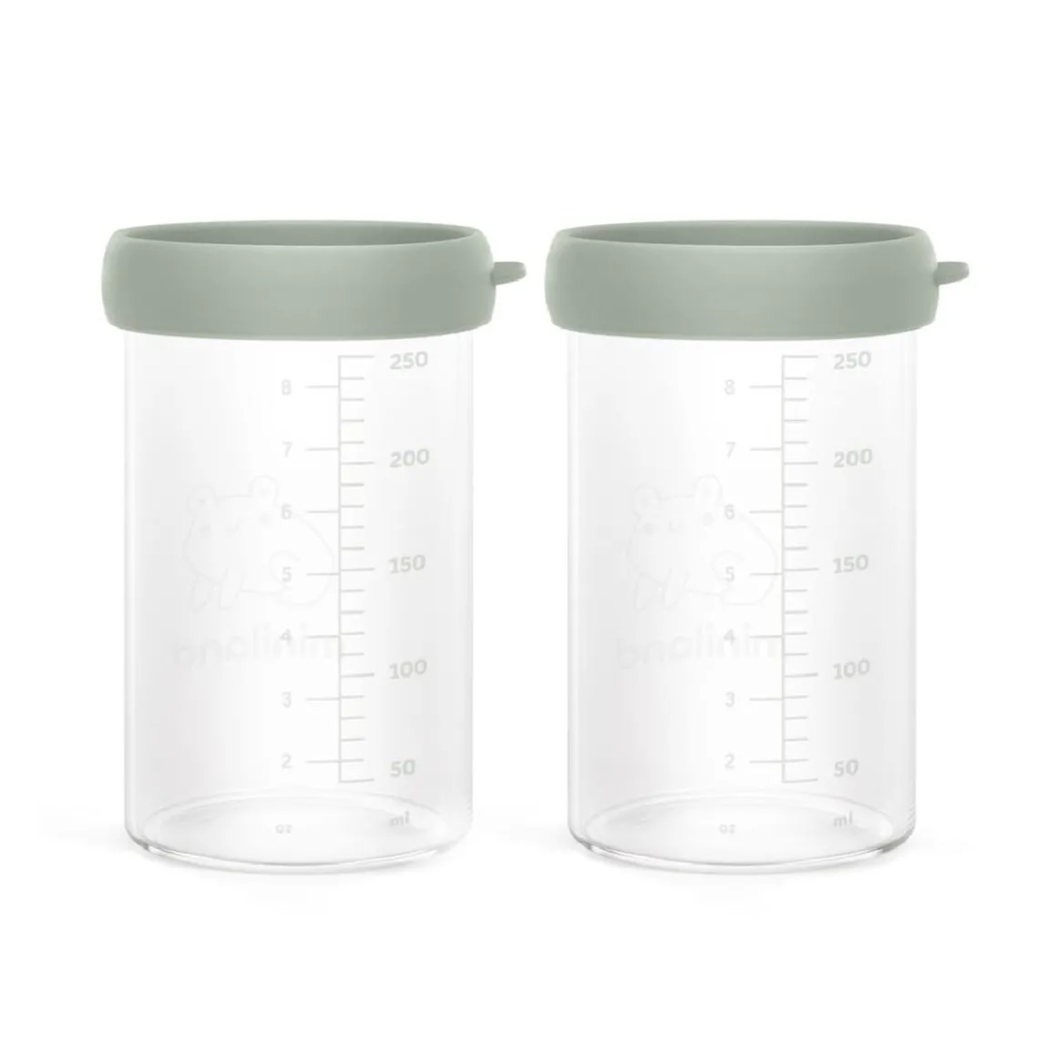 Miniland - Bolsa Isotérmica + 2 herméticos 250ml Ecosized rana