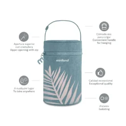 Miniland - Bolsa isotérmica Thermibag Palms 700ml