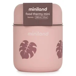 Miniland - Termo para sólidos 280 ml Thermy Mini Leaves
